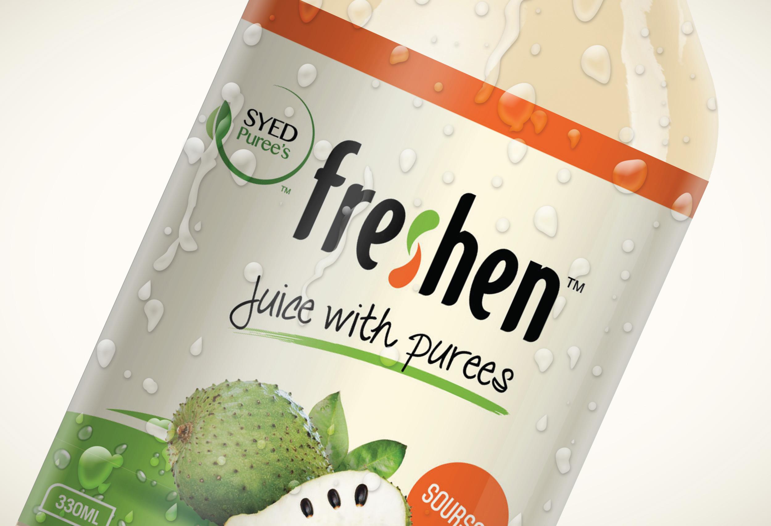 Fruit juice packaging design Malaysia