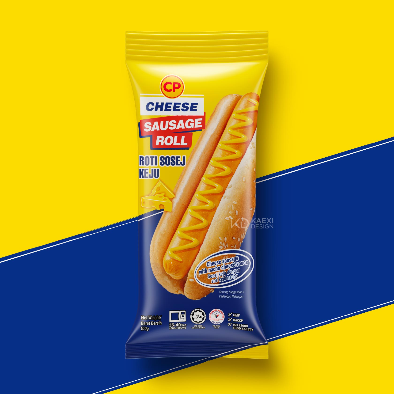 CP Sausage Bun Packaging Design Malaysia