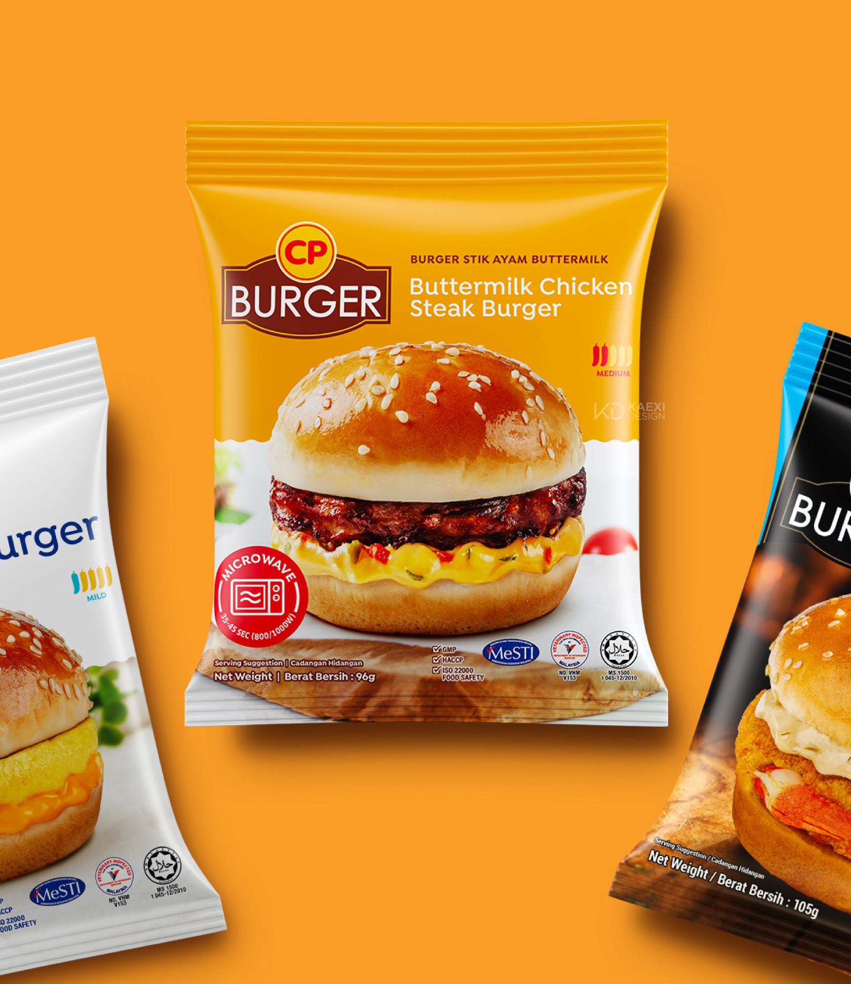 CP New Burgers Packaging Design Malaysia
